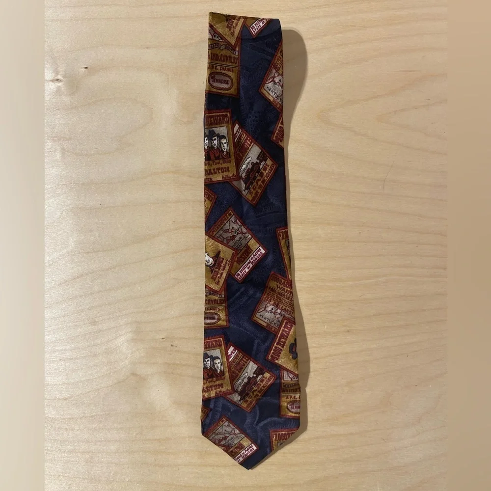 Jos. A. Bank Vintage Poster Print Tie (OX)